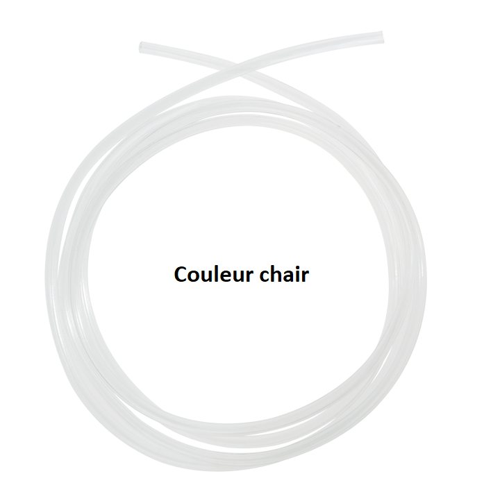 Tube souple chair 2x3 mm - au mètre (5M)